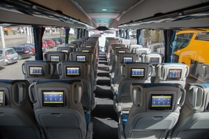 Bus Yellow Luxury RegioJet Fun&Relax