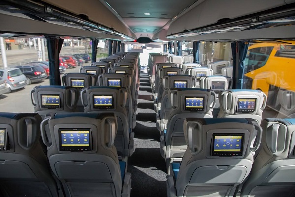 Red Coach Bus Seating Chart